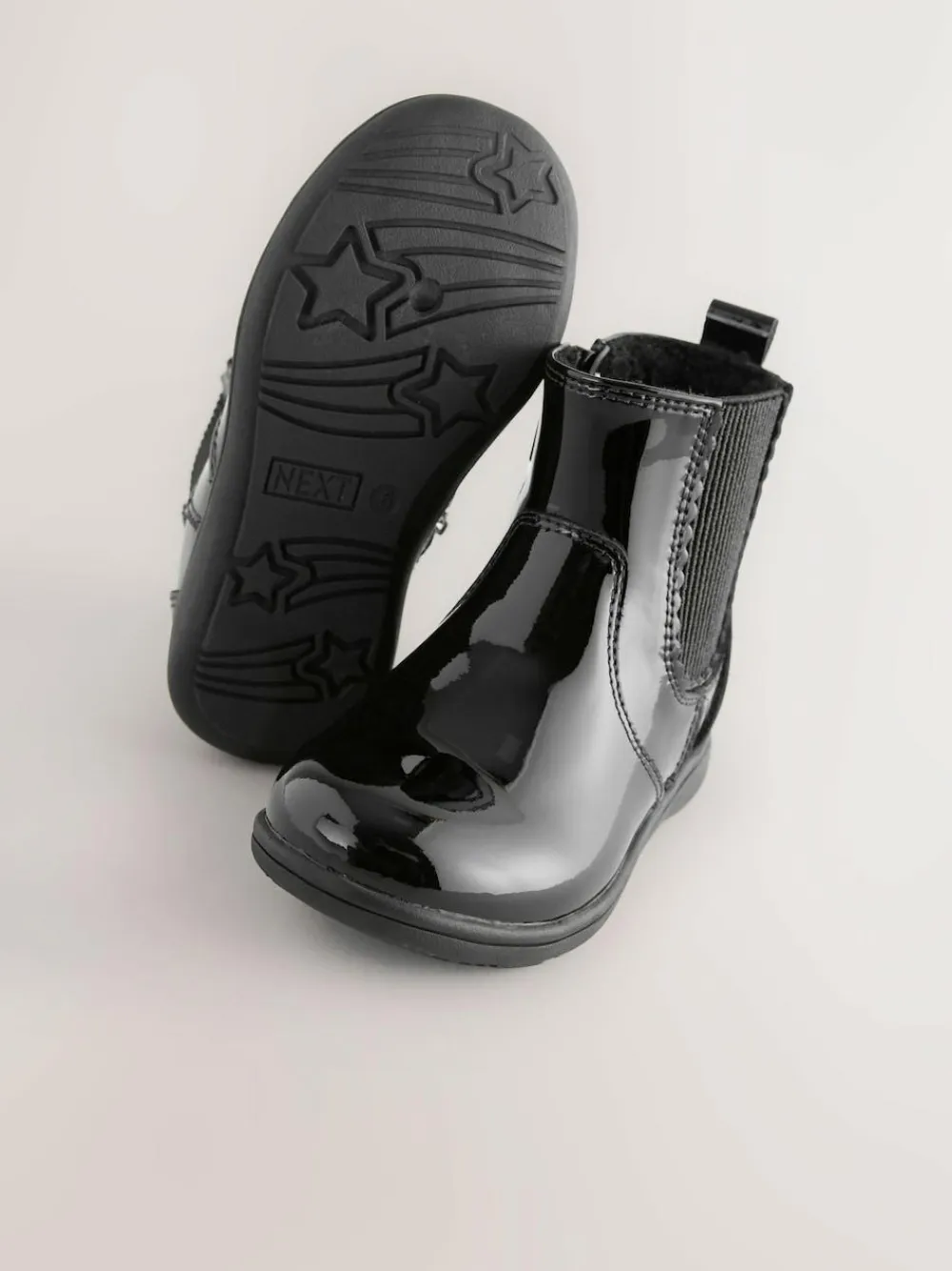 Next Wide Fit (G) Leather Chelsea Ankle Boots^ Baby Boots|Boots