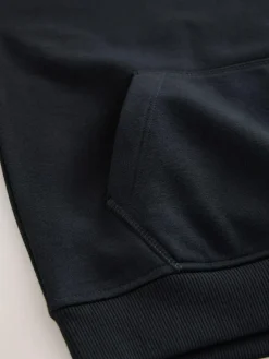 Next Black Plain Jersey Hoodie (3-16yrs)^BOY Sweatshirts & Hoodies