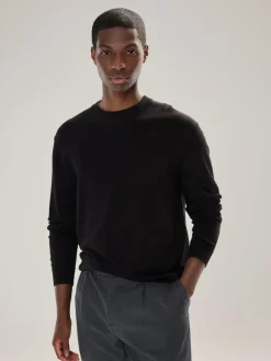 Next Plain Regular Fit Cotton Rich Crew Neck Jumper^ Nightwear|Knitwear