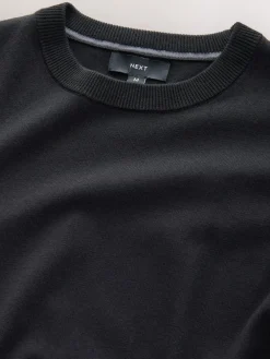 Next Plain Regular Fit Cotton Rich Crew Neck Jumper^ Nightwear|Knitwear