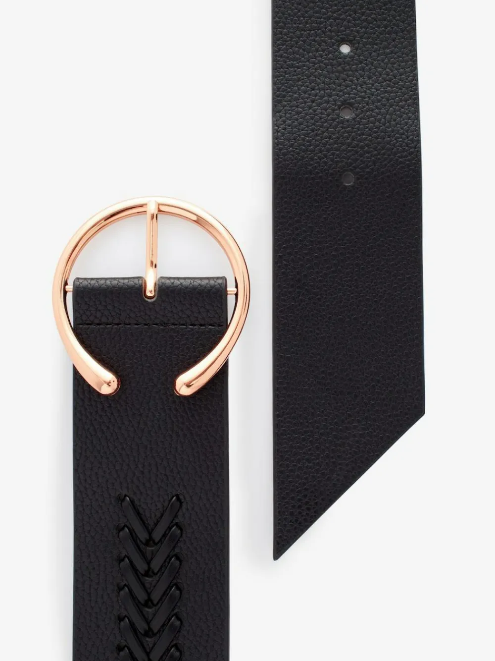 Next Plait Detail Wide Belt^Women Belts