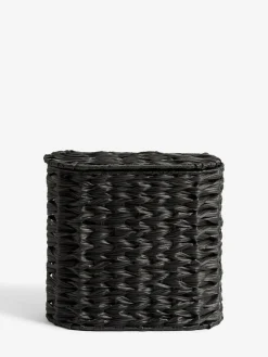 Best Next Plastic Wicker Storage Basket Black