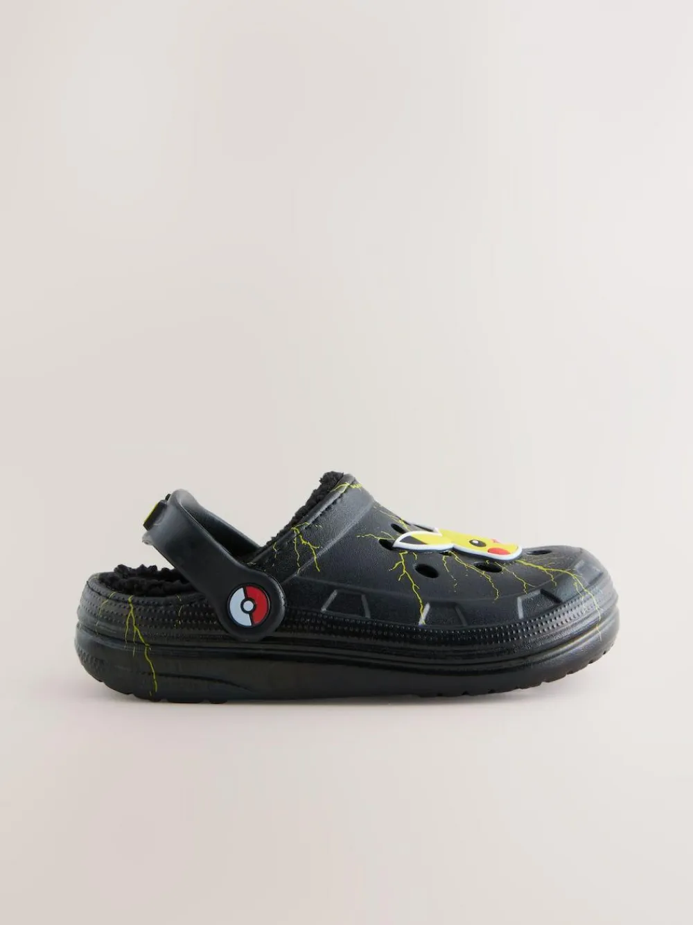 Next Black Pokemon Warm Lined Slipper Clogs^BOY Nightwear