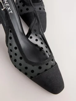 Next Forever Comfort® Square Toe Slingback Block Heels^Women Heels