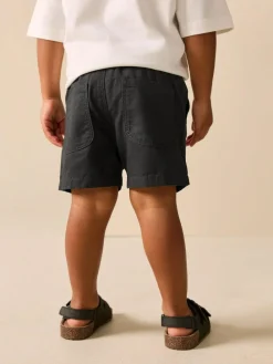 Next Black Pull On Shorts (3mths-7yrs)^BOY Shorts|Shorts