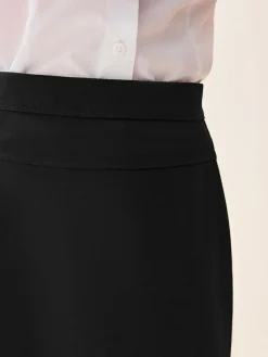 Online Next Pull-On Jersey Stretch School Pencil Skirt (3-18yrs) Black