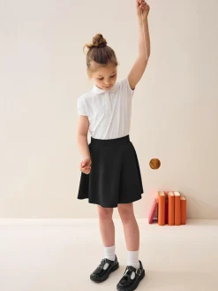 Sale Next Pull-On School Skort with Jersey Stretch (3-17yrs) Black
