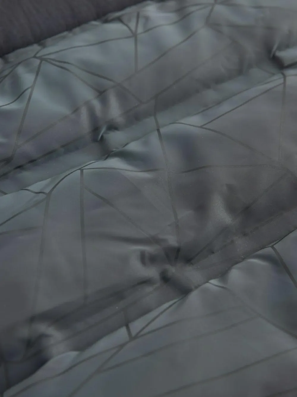 Online Next Black Reflective Shower Resistant Microfleece Lined Padded Coat (3-16yrs)