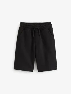 Online Next Black Regular Fit Basic Shorts (3-16yrs)