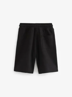 Online Next Black Regular Fit Basic Shorts (3-16yrs)
