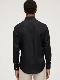 Outlet Next Black Regular Fit Button Down Easy Iron Oxford Shirt