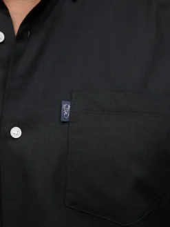 Outlet Next Black Regular Fit Button Down Easy Iron Oxford Shirt
