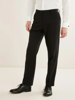 Online Next Regular Fit Essential Suit Trousers Black