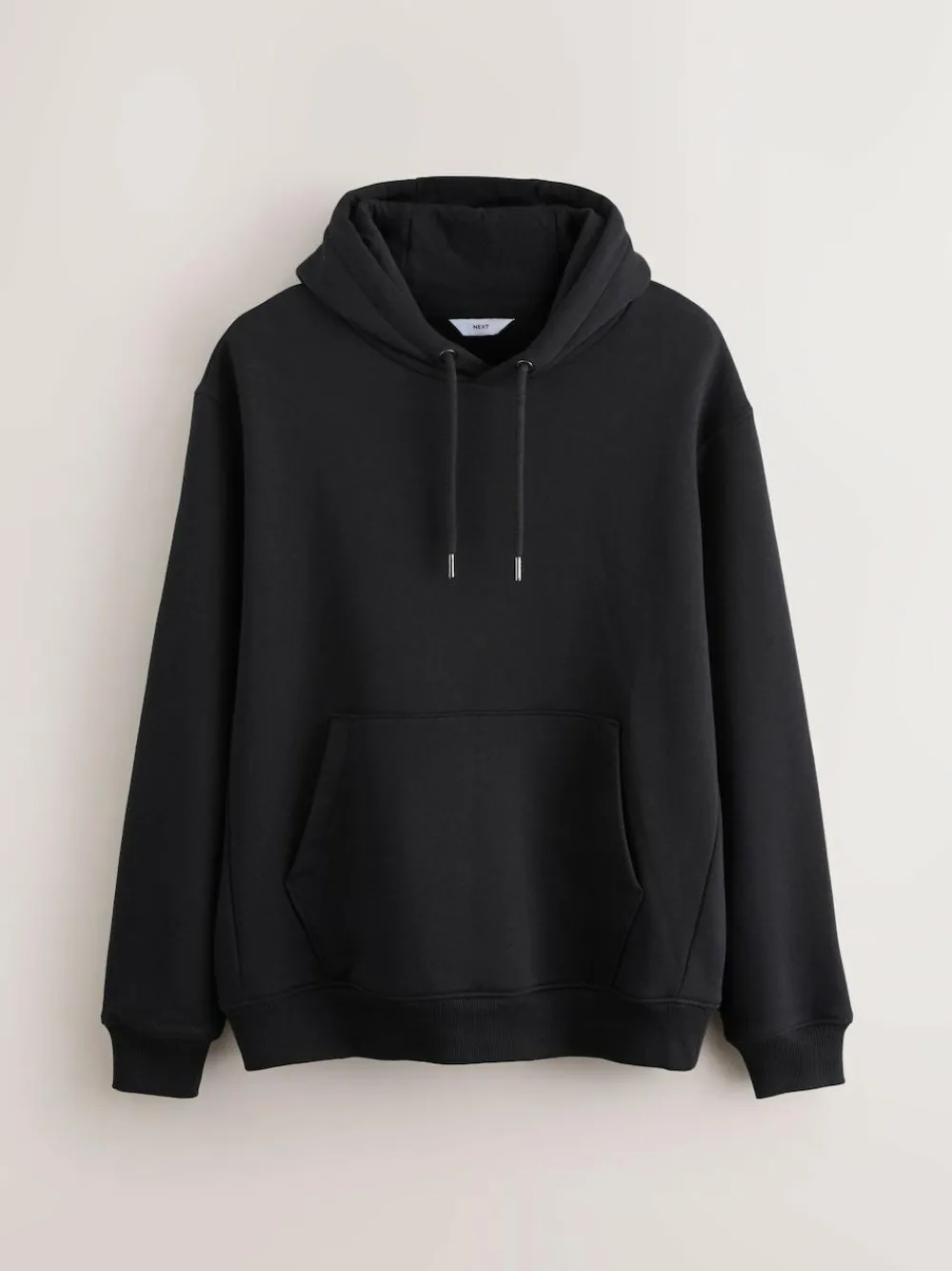 Next Black Regular Fit Heavyweight Cotton Rich Jersey Hoodie^ Nightwear|Sweatshirts & Hoodies