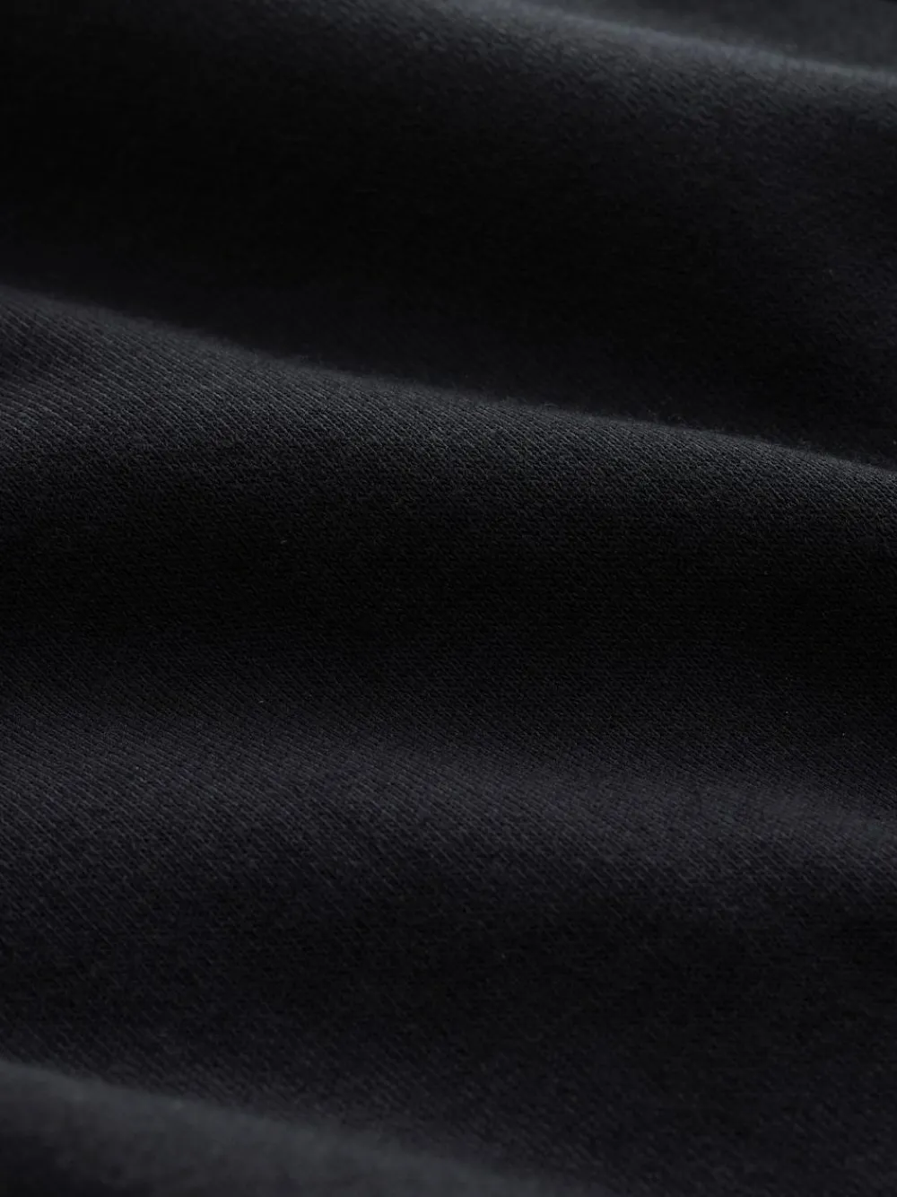 Next Black Regular Fit Heavyweight Cotton Rich Jersey Hoodie^ Nightwear|Sweatshirts & Hoodies