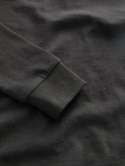 Best Next Black Regular Fit Long Sleeve Cosy T-Shirt (3-16yrs)