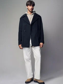 Next Regular Fit N.Premium Soft Touch Peacoat with Wool^ Coats & Jackets|Coats & Jackets