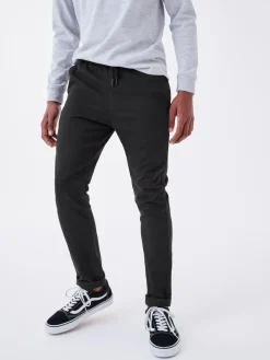 Next Regular Fit Rib Waist Pull-On Trousers (3-16yrs)^BOY Joggers|Pants & Chinos
