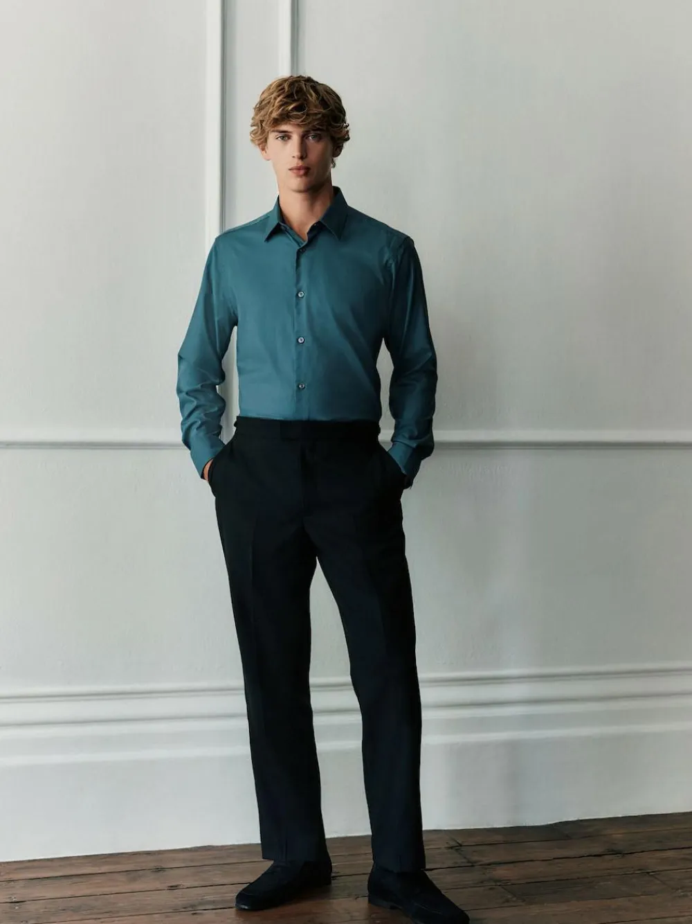 New Next Black Regular Fit Signature Marzotto Wool Tuxedo Trousers With Side Tape Detail