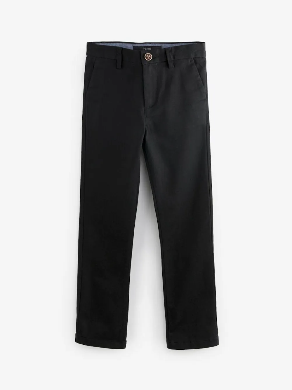 Next Black Regular Fit Stretch Chino Trousers (3-17yrs)^BOY Joggers|Tznius Pants