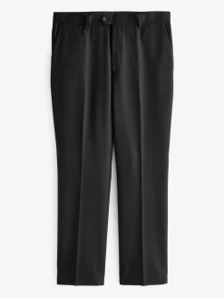 Next Black Regular Fit Textured Suit Trousers^ Pants & Chinos