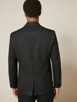 Next Black Regular Fit Textured Suit Jacket^ Blazers & Formal Jackets|Black Suits