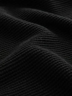 Next Regular Fit Textured Oxford Mock Shirt Jumper^ Knitwear|Knitwear