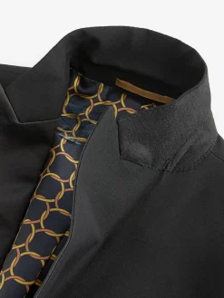 Next Black Regular Fit Tuxedo Suit Jacket
