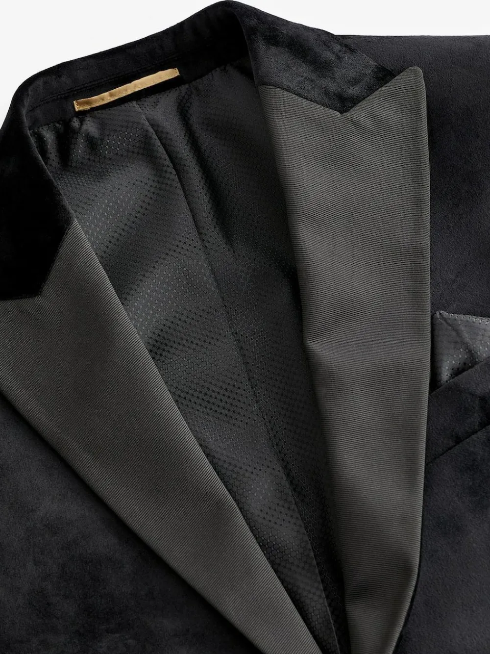 Next Regular Fit Velvet Blazer^ Blazers & Formal Jackets|Black Suits