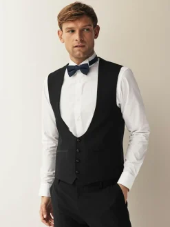 Sale Next Black Regular Fit Waistcoat