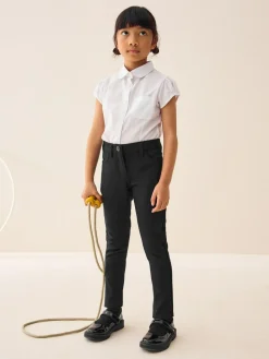 Next Regular Length Jersey Stretch Skinny School Trousers (3-18yrs)^ Pants & Leggings|Pants & Leggings