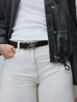 Next Regular Statement Buckle Leather Belt^Women Belts