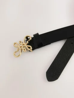 Next Regular Statement Buckle Leather Belt^Women Belts