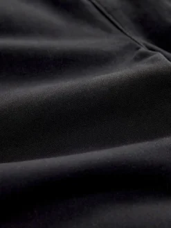 Sale Next Regular Tapered Fit Single Pleated Stretch Chinos Trousers Black