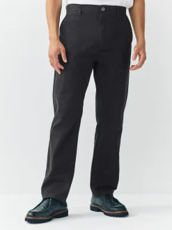 Next Black Regular Tapered Fit Stretch Chinos Trousers^ Nightwear|Pants & Chinos