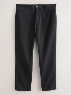 Next Black Regular Tapered Fit Stretch Chinos Trousers^ Nightwear|Pants & Chinos