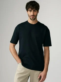 Next Black Relaxed Fit Heavyweight T-Shirts 3 Pack^ Nightwear|Tops & T-Shirts