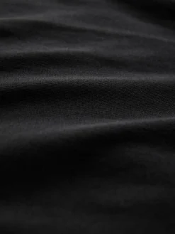 Next Black Relaxed Fit Heavyweight T-Shirts 3 Pack^ Nightwear|Tops & T-Shirts