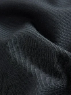 Hot Next Relaxed Fit Japanese Surf Graphic Print T-Shirt Black