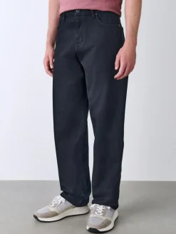Next Relaxed Fit Motionflex Jeans Black