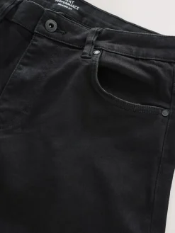 Next Relaxed Fit Motionflex Jeans Black