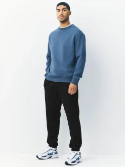 Next Relaxed Fit Slim Fit Brushback Heavyweight Joggers^ Joggers|Joggers