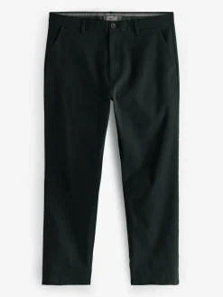 Next Black Relaxed Fit Stretch Chinos Trousers^ Nightwear|Pants & Chinos