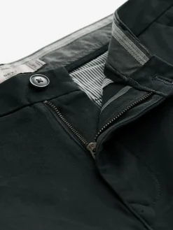Next Black Relaxed Fit Stretch Chinos Trousers^ Nightwear|Pants & Chinos