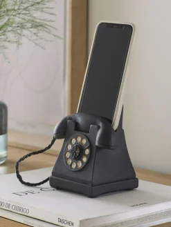 New Next Black Retro Mobile Phone Holder