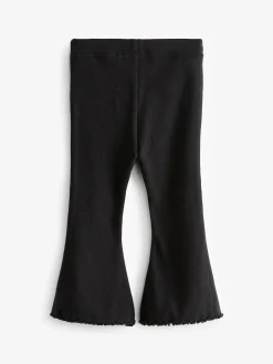 Best Next Black Rib Flare Leggings (3mths-7yrs)