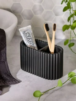 Sale Next Rib Toothbrush Holder Black