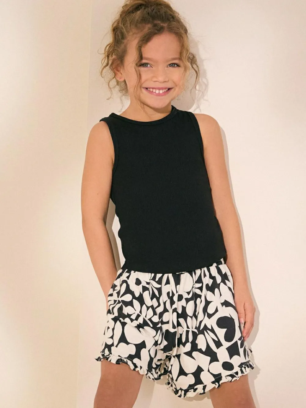 Clearance Next Rib Vest (3-16yrs) Black