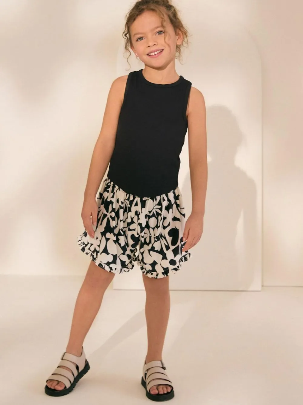 Clearance Next Rib Vest (3-16yrs) Black