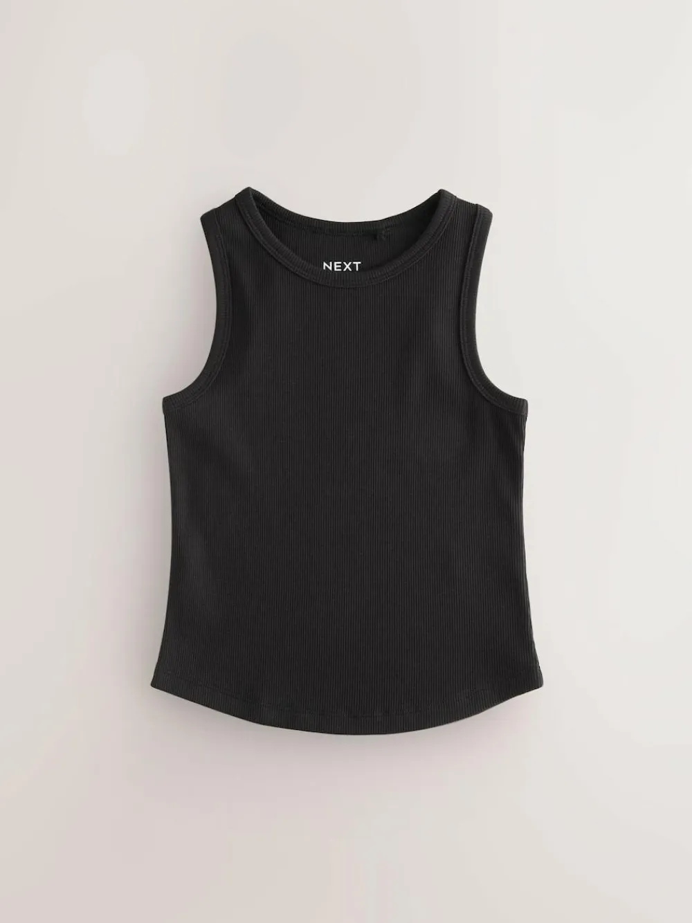 Clearance Next Rib Vest (3-16yrs) Black